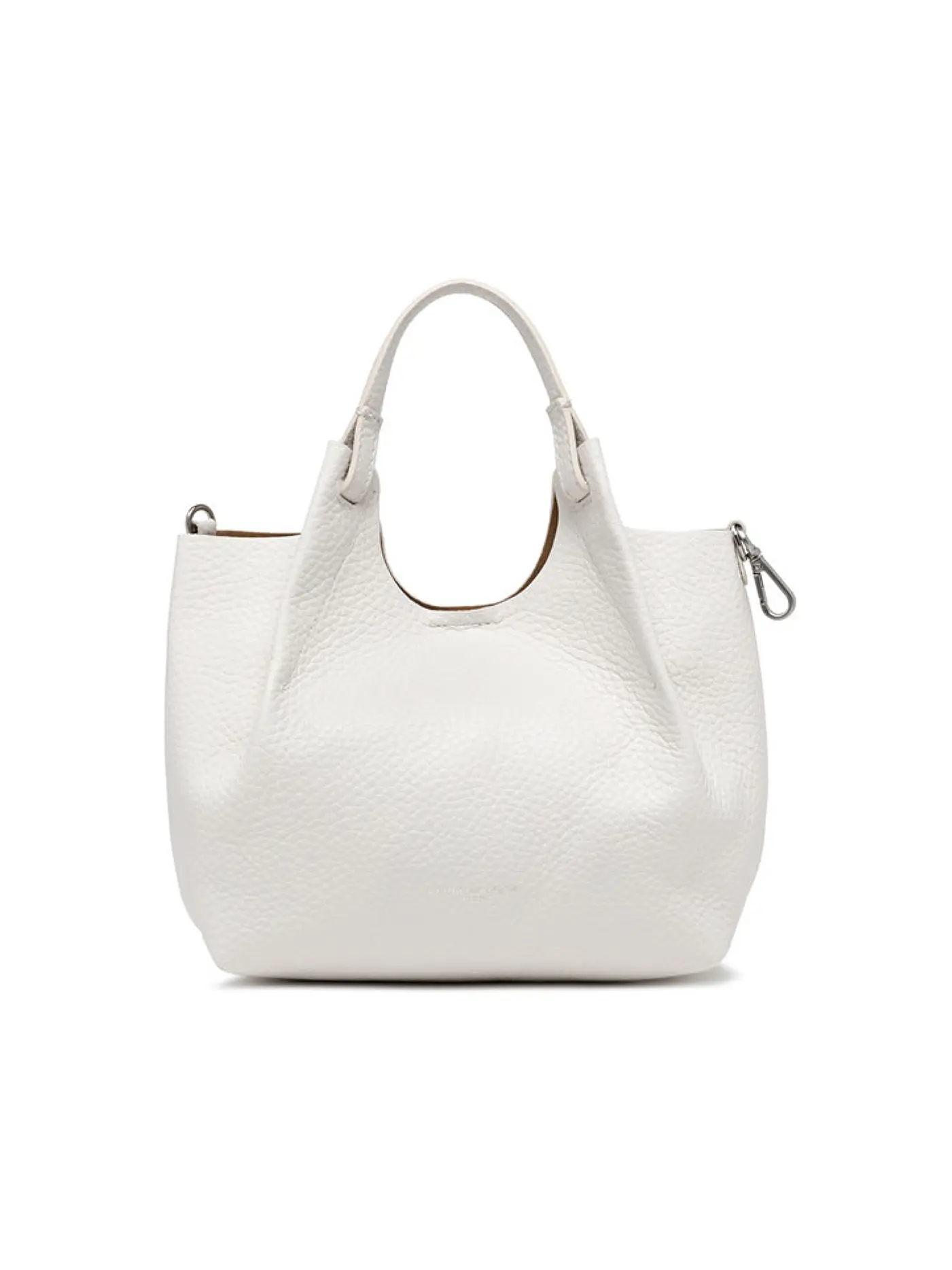 GIANNI CHIARINI | Ledertasche - Hobo Bag DUA | weiss